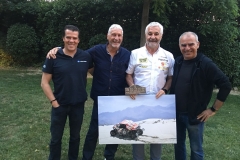 Compartiendo el premio con grandes amigos