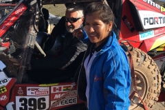 Posando antes de la salida