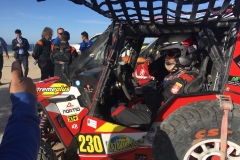 El Polaris RZR tras la tercera etapa