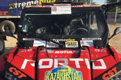 El Polaris decorado ya con los patrocinadores